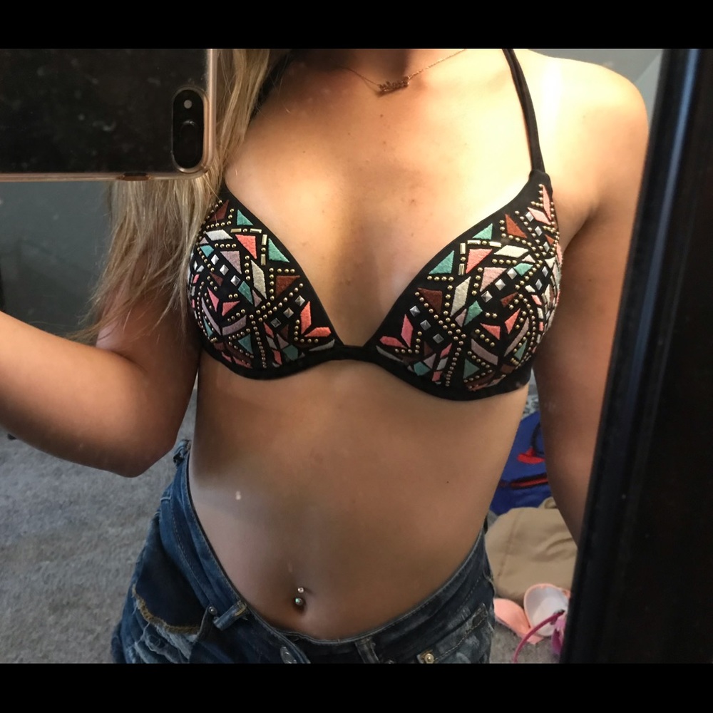 Super Cute bathing suit top, size MED